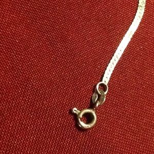Pretty .925 silver herringbone chain